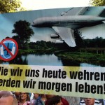 Montagdemo Friedrichshagen 18. Juli 2011 gegen Fluglärm Schönefeld  BER BBI